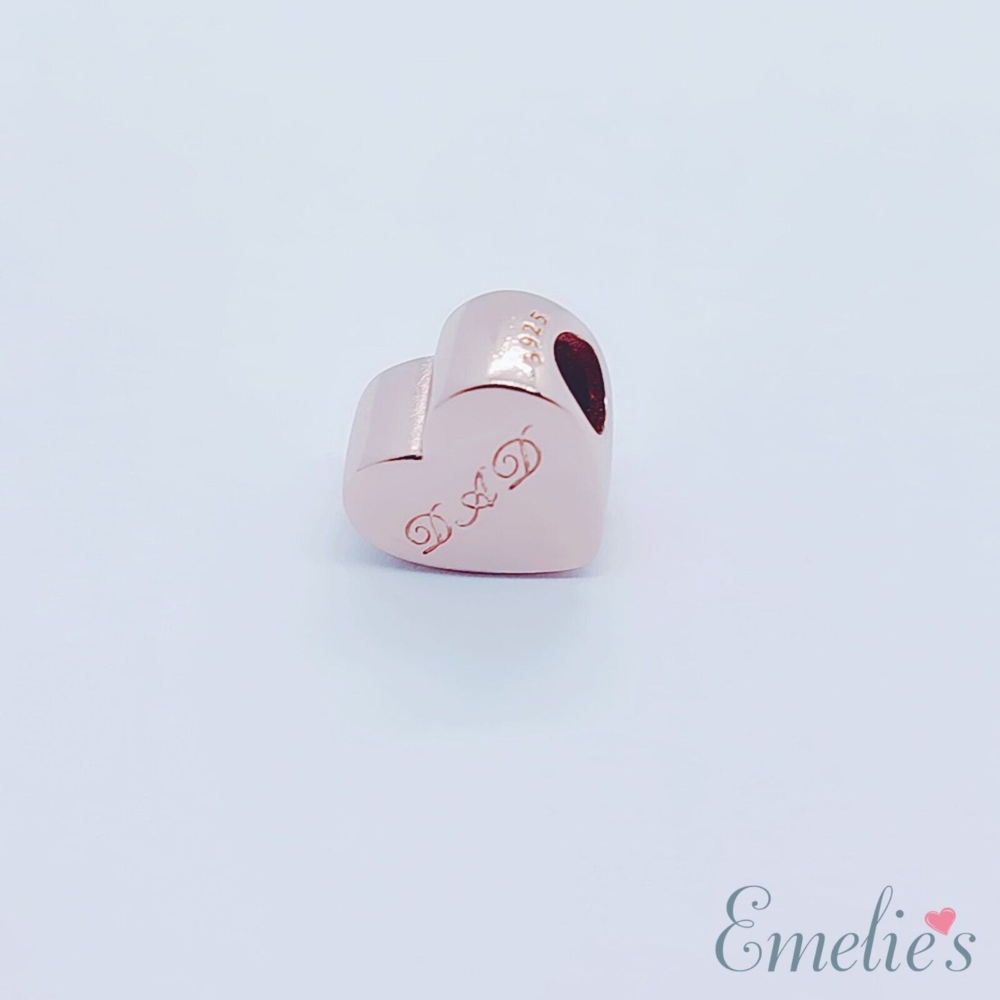 Dad I Love you to the Moon and Back Charm for Pandora Charm Bracelet. Father Gift