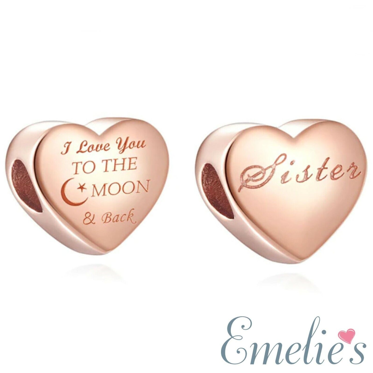 Sister Rose Gold Pandora Charm