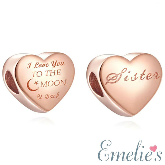 Sister Rose Gold Pandora Charm