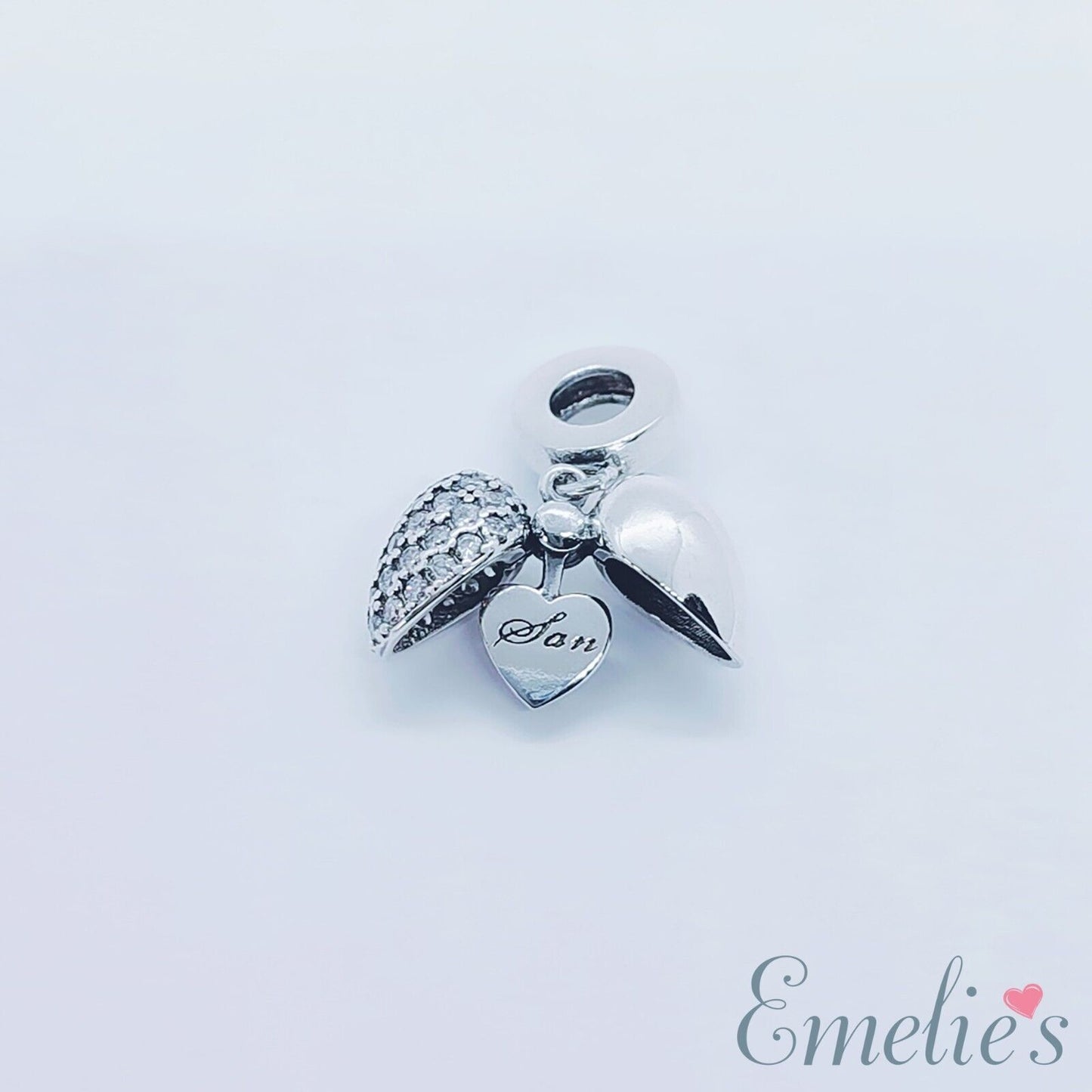 Son Charm Locket for Pandora Bracelet or Necklace. I Love You Son Gift