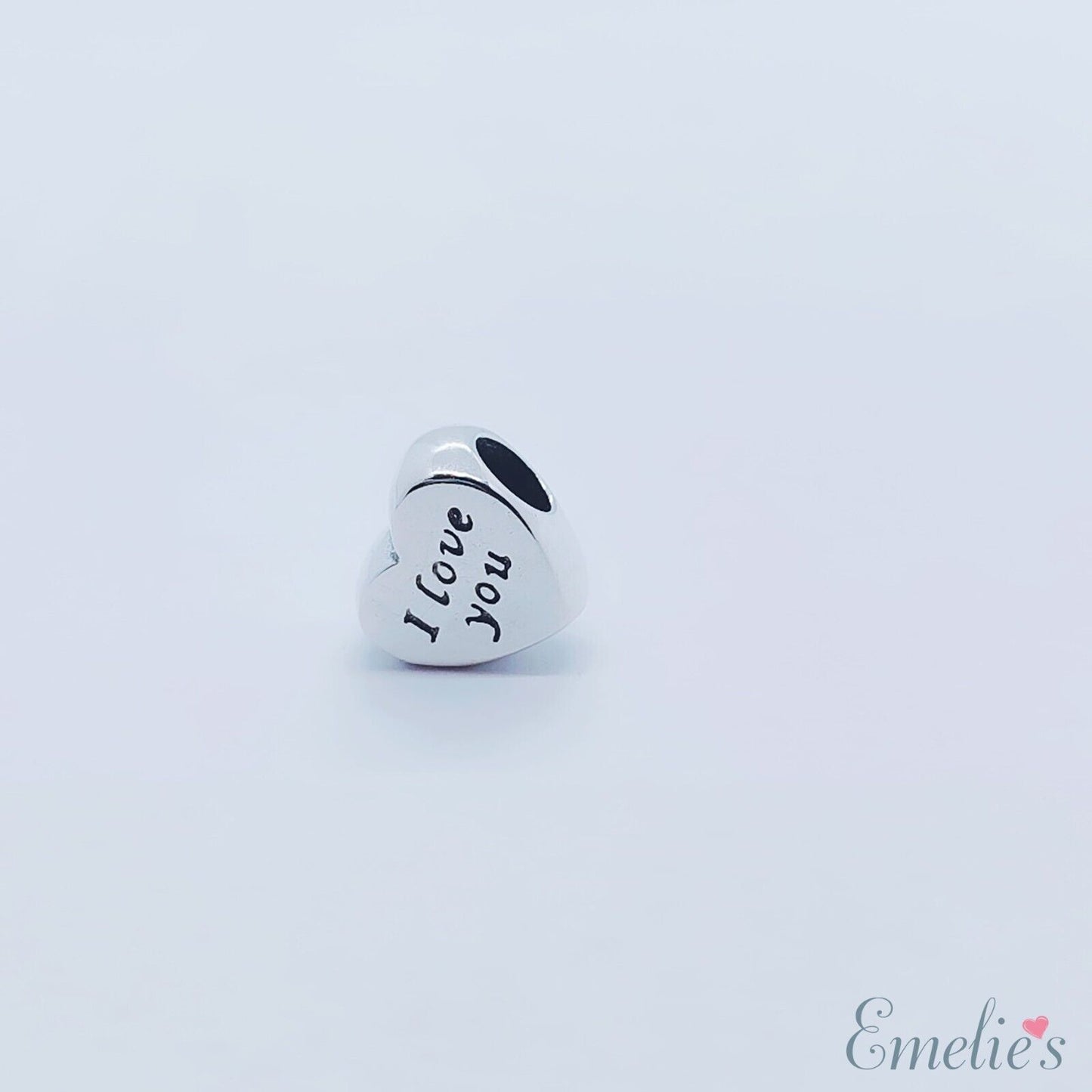 Dad I Love You Charm for Pandora Bracelet. S925 Sterling Silver
