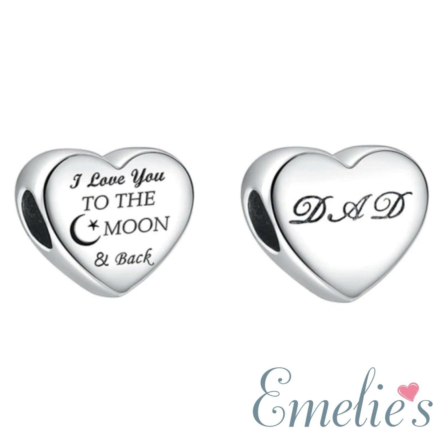 Dad Silver Pandora Charm