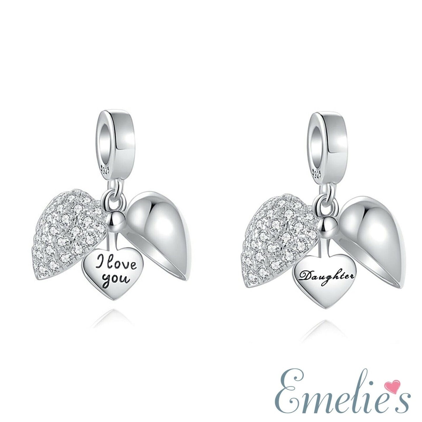 Daughter Heart Pandora Charm