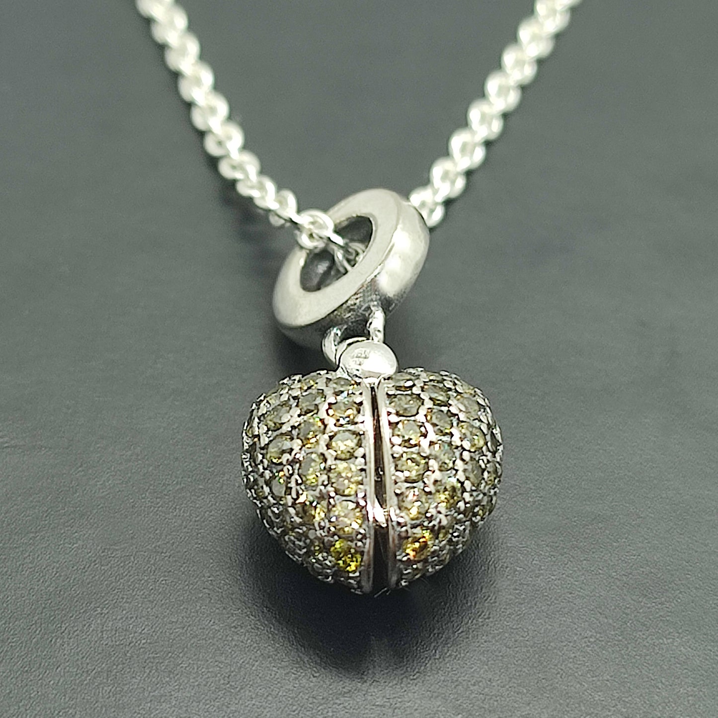 August Birthstone Necklace and Pendant. Birthstone Pendant also fits Pandora Bracelet