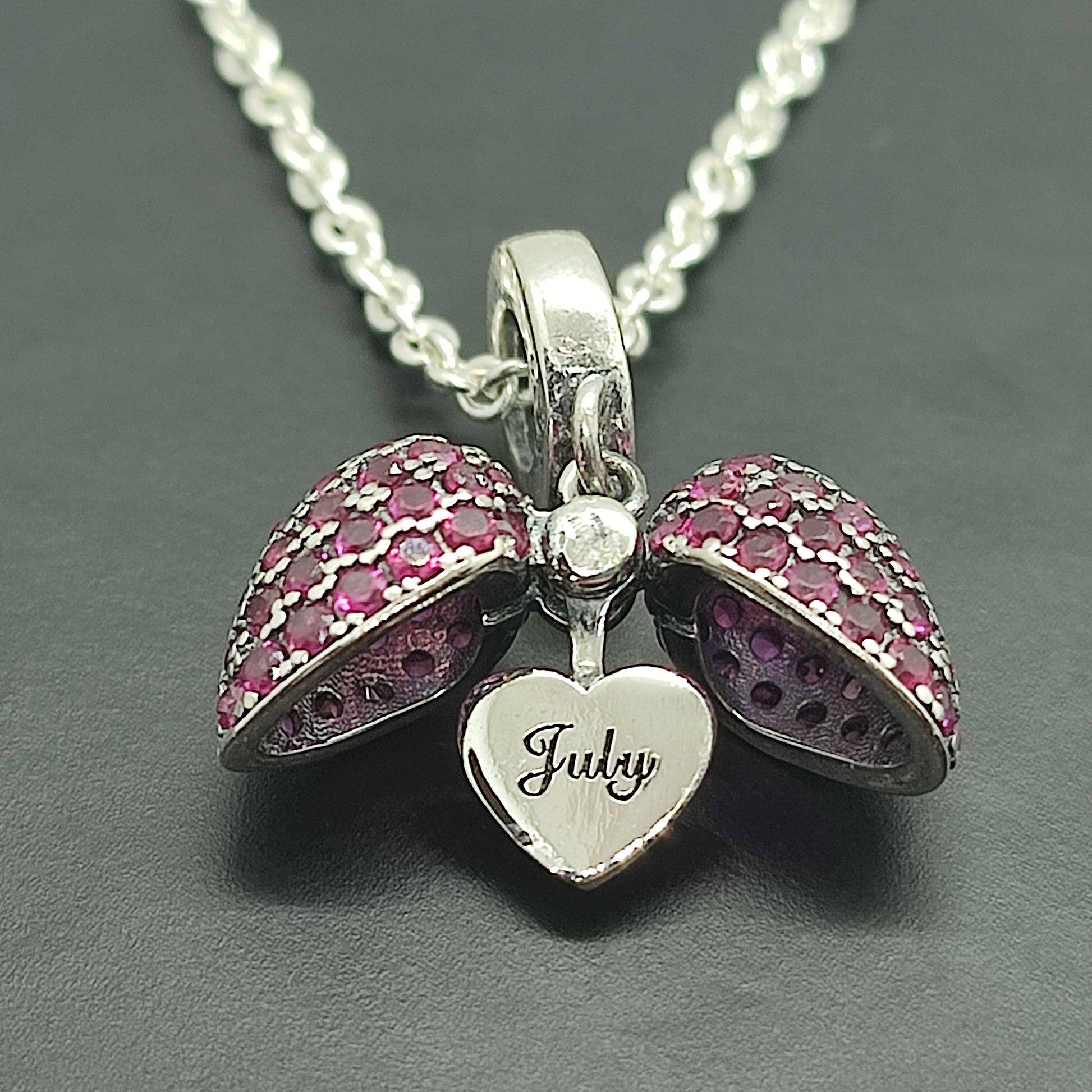 Pandora July Birthstone Necklace and Ruby Birthstone