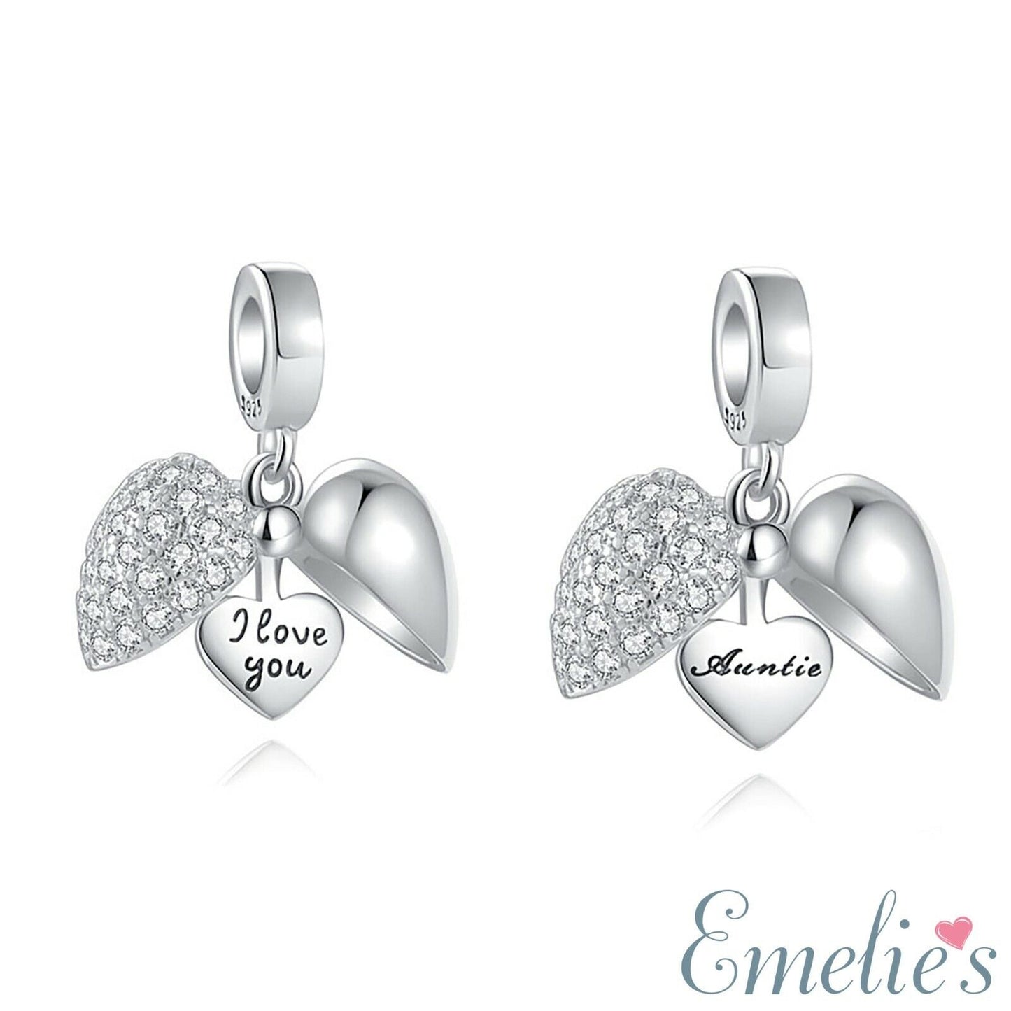 Auntie Heart Pandora Charm