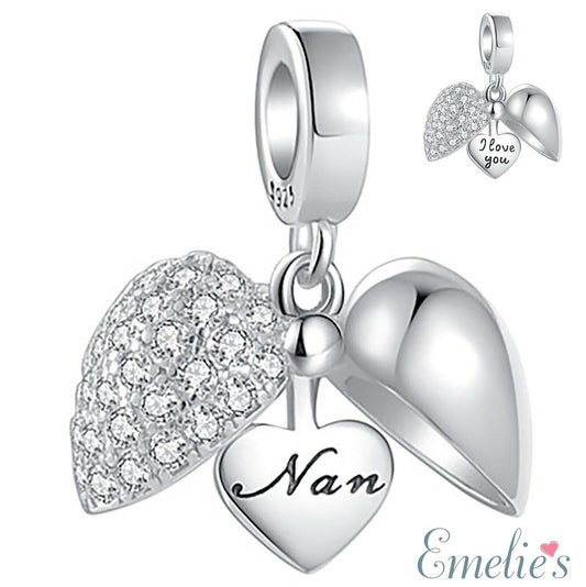 Nan Heart Pandora Charm