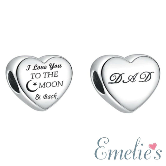 Dad Silver Pandora Charm