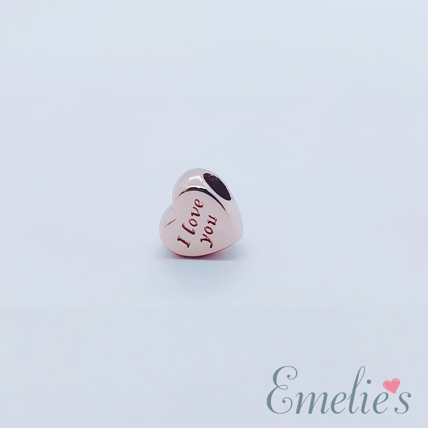 Mum I Love you to the Moon and Back Charm. Mother Sterling Silver Rose Gold