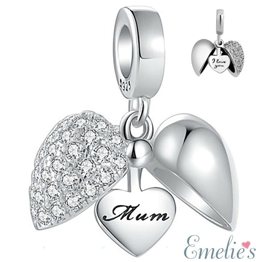 Mum Heart Pandora Charm