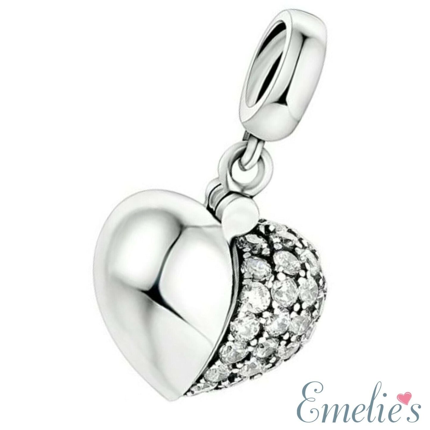 I Love You Nan Charm for Pandora Bracelet or Necklace. Locket Charm