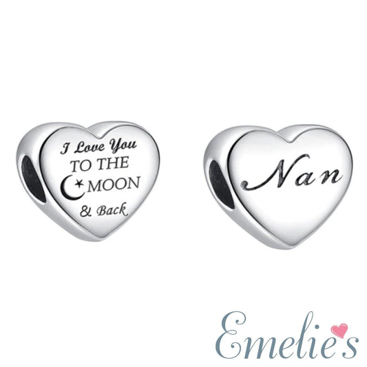 Nan Silver Pandora Charm