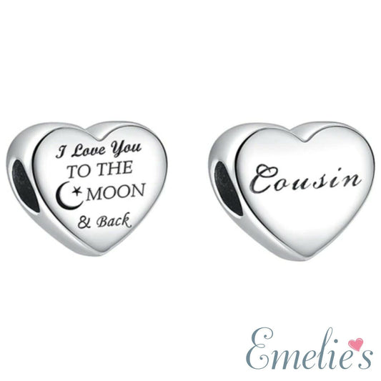 Cousin I Love You Pandora Charm