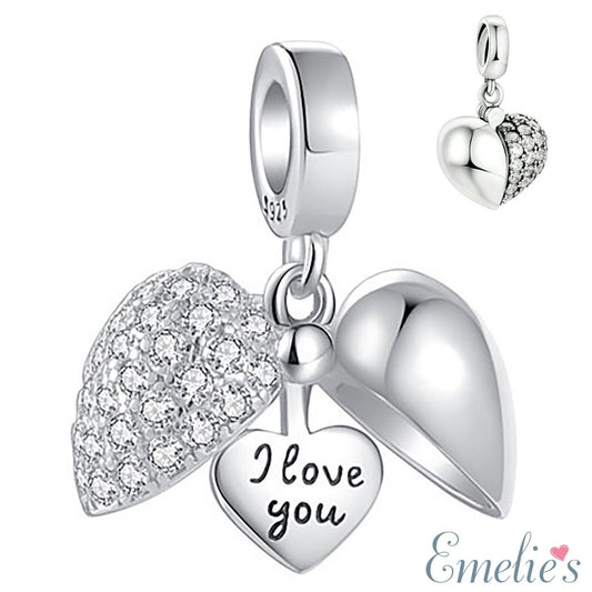 I Love You Silver Pandora Charm
