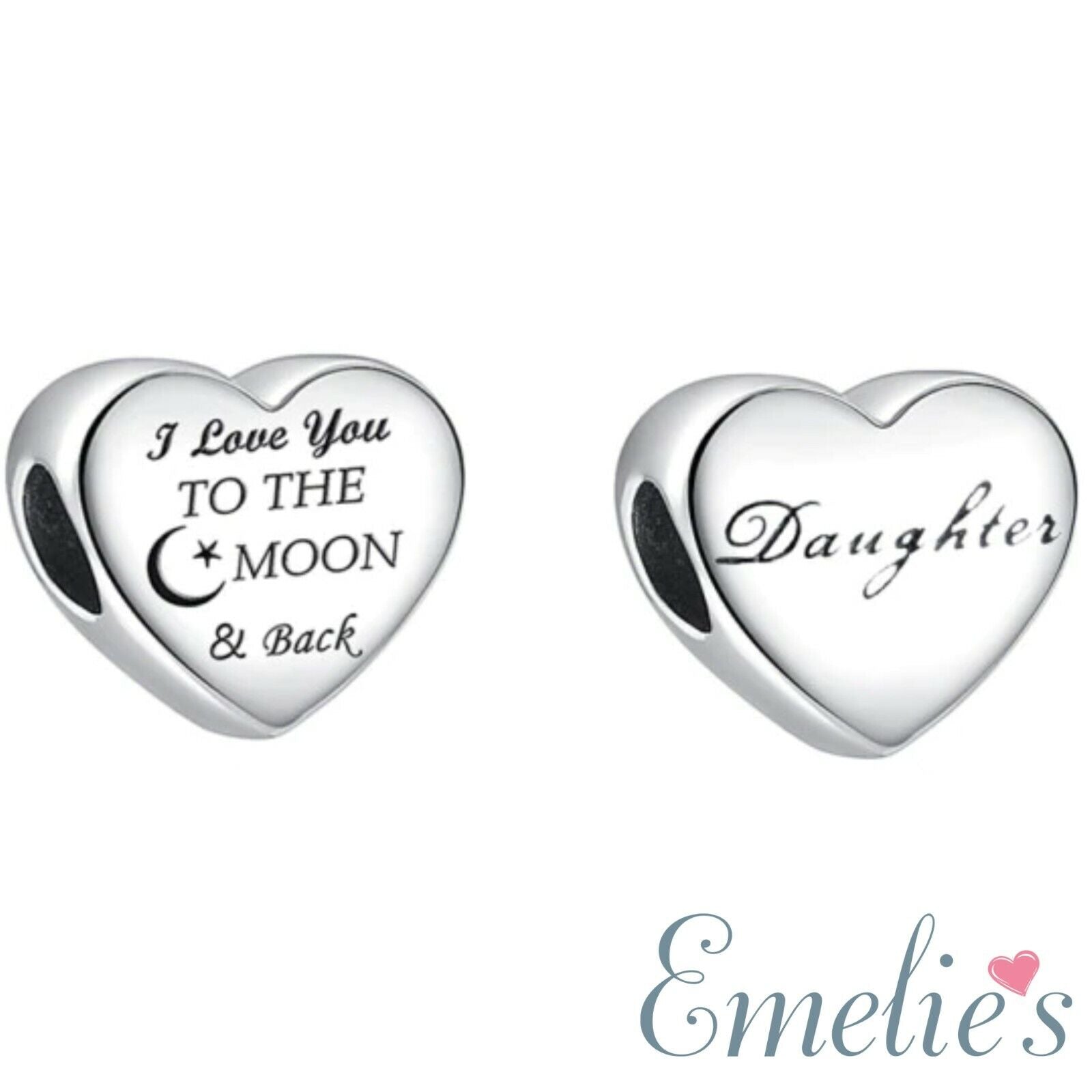 Daughter Moon Pandora Charm